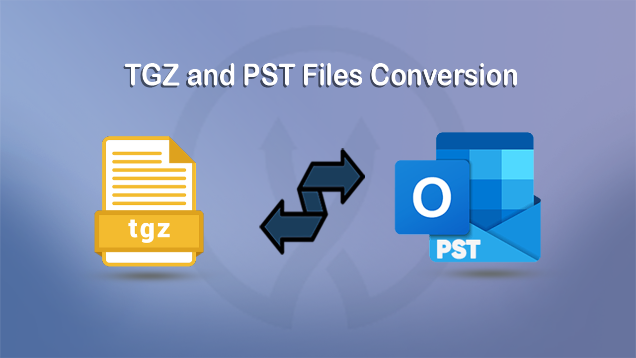 tgz and pst files conversion