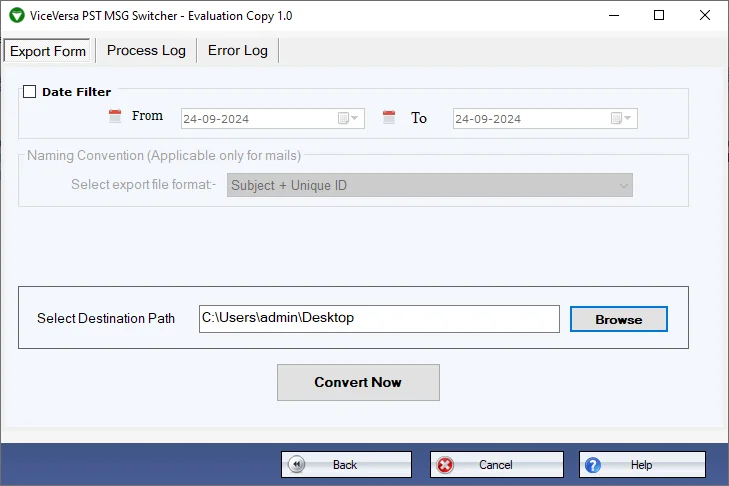 pst output location